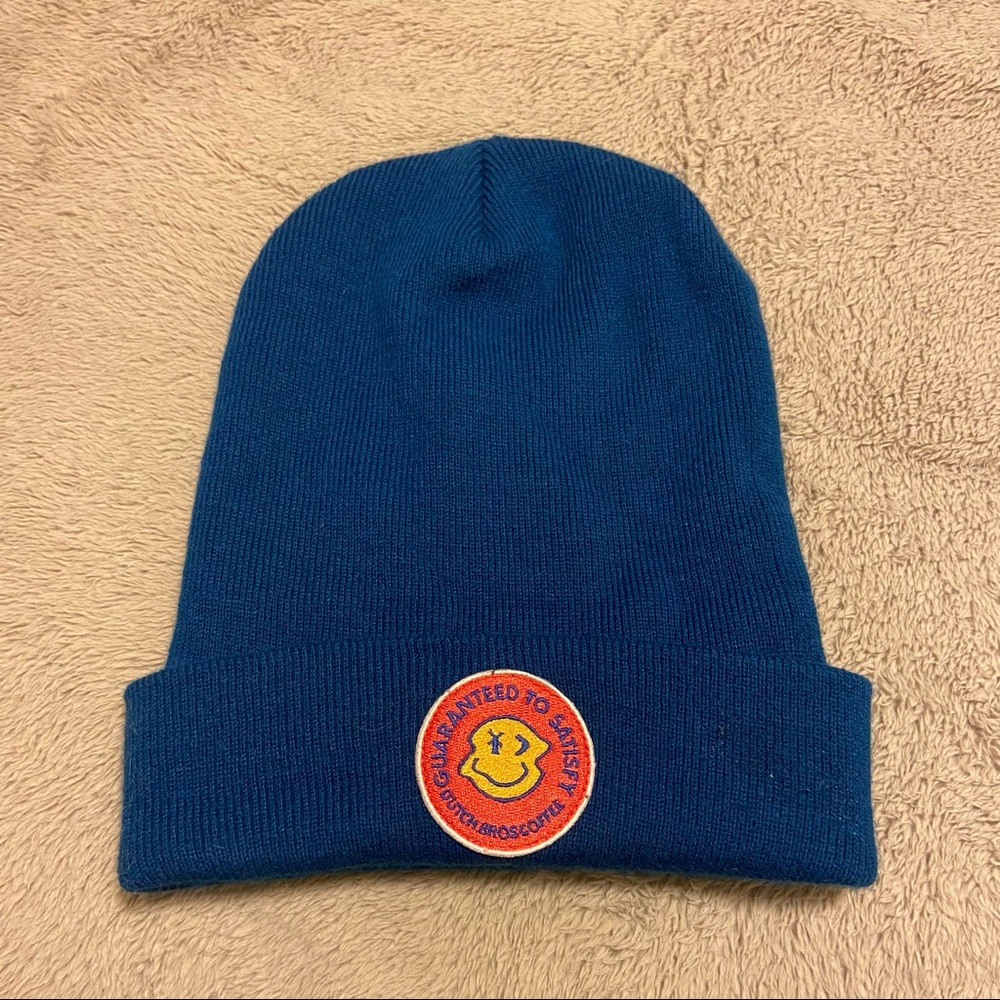 Blue Dutch Bros Beanie, never worn